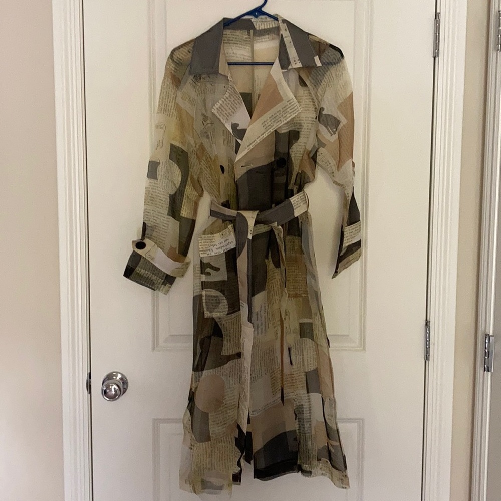 Summer silk coat